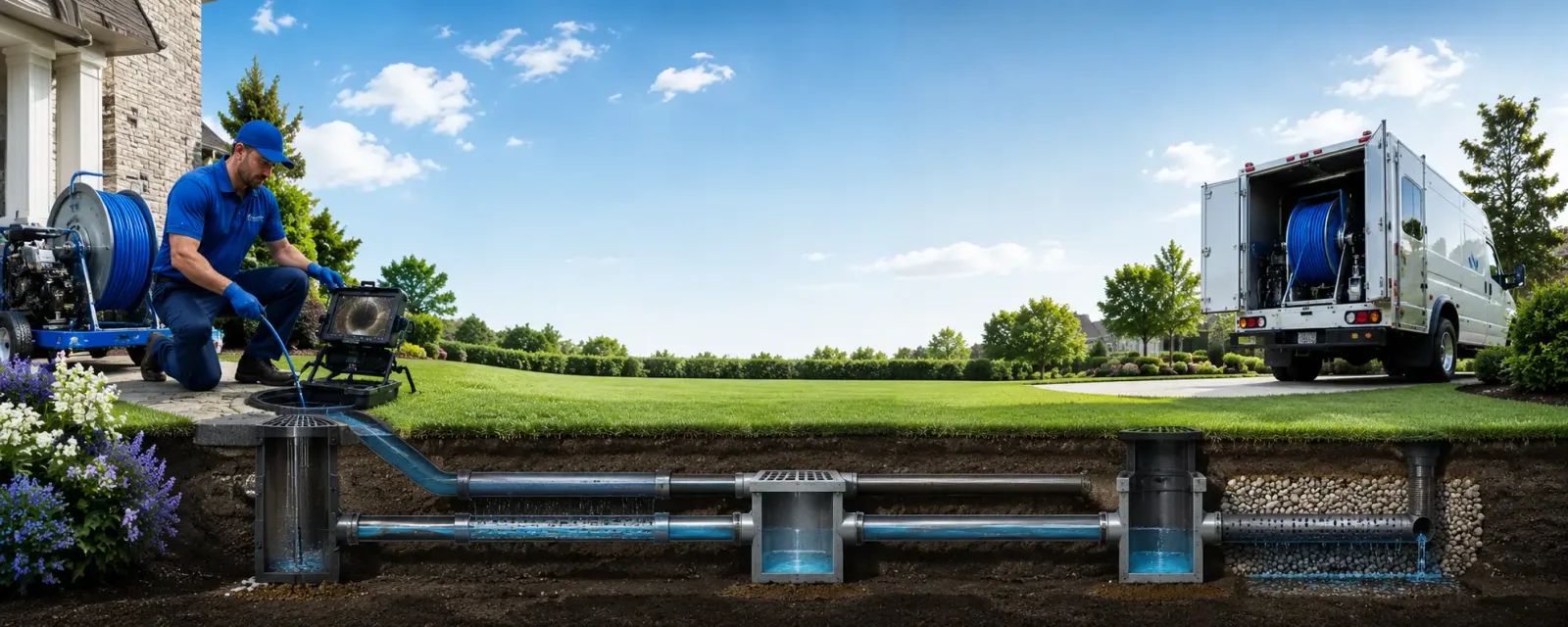 Outdoor drain cleaning information for South Hutchinson, KS